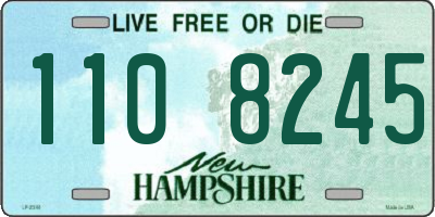 NH license plate 1108245