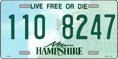 NH license plate 1108247