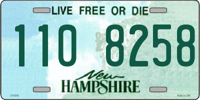 NH license plate 1108258