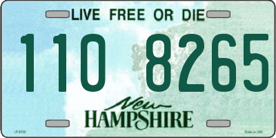 NH license plate 1108265