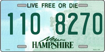 NH license plate 1108270