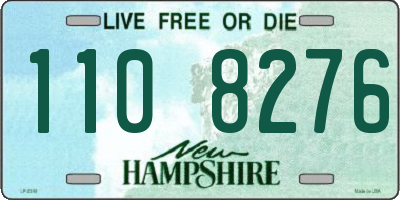 NH license plate 1108276