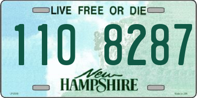 NH license plate 1108287