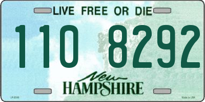 NH license plate 1108292