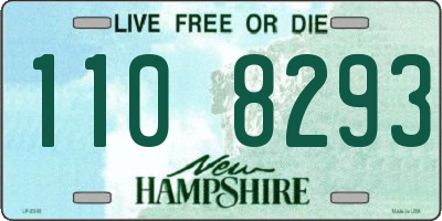 NH license plate 1108293