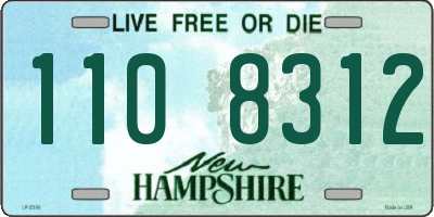 NH license plate 1108312