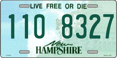NH license plate 1108327