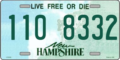 NH license plate 1108332