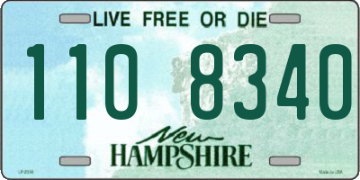 NH license plate 1108340