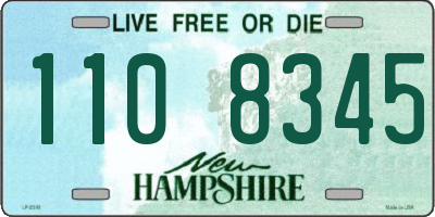 NH license plate 1108345