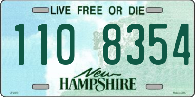 NH license plate 1108354