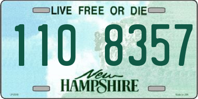 NH license plate 1108357