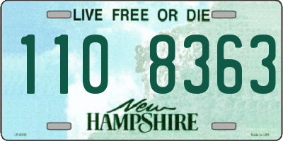 NH license plate 1108363