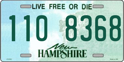 NH license plate 1108368