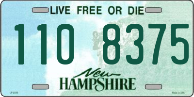 NH license plate 1108375