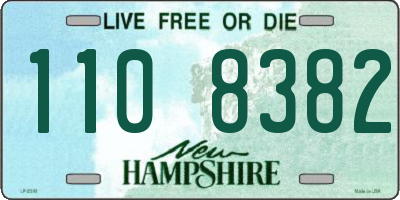 NH license plate 1108382