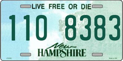 NH license plate 1108383