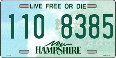 NH license plate 1108385