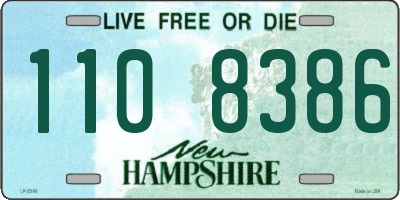 NH license plate 1108386