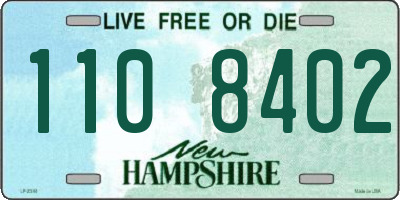NH license plate 1108402