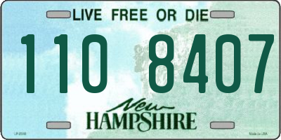 NH license plate 1108407
