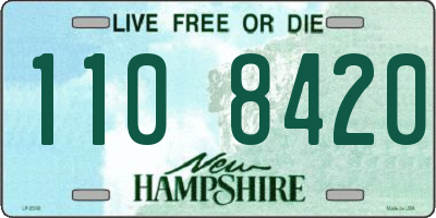 NH license plate 1108420