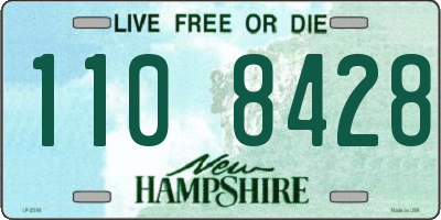NH license plate 1108428