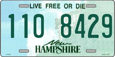 NH license plate 1108429