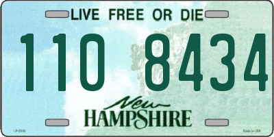 NH license plate 1108434