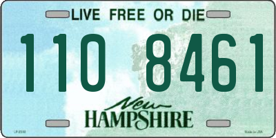 NH license plate 1108461
