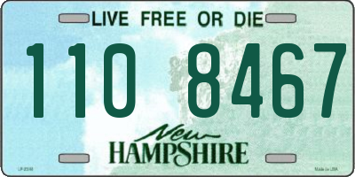 NH license plate 1108467