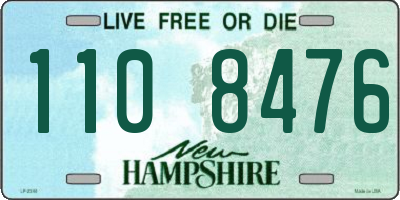 NH license plate 1108476