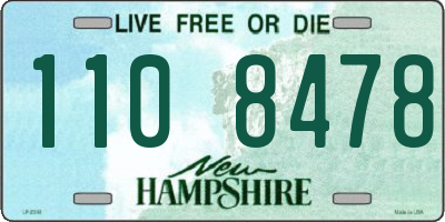 NH license plate 1108478