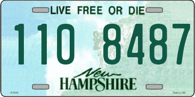 NH license plate 1108487