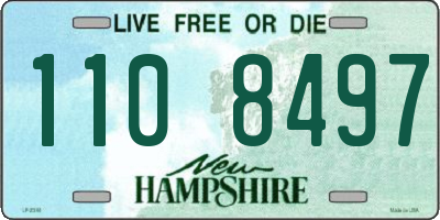 NH license plate 1108497