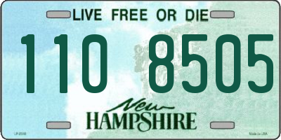 NH license plate 1108505