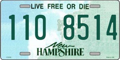 NH license plate 1108514