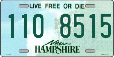 NH license plate 1108515
