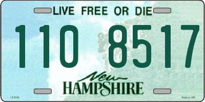 NH license plate 1108517
