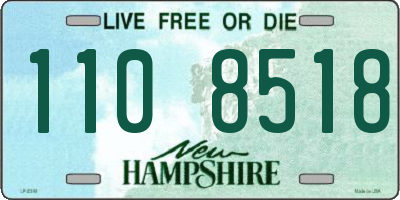 NH license plate 1108518