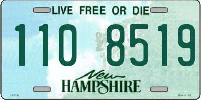NH license plate 1108519