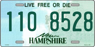 NH license plate 1108528