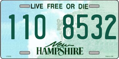 NH license plate 1108532