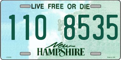 NH license plate 1108535