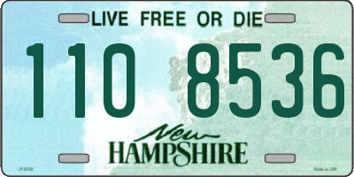 NH license plate 1108536