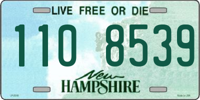 NH license plate 1108539