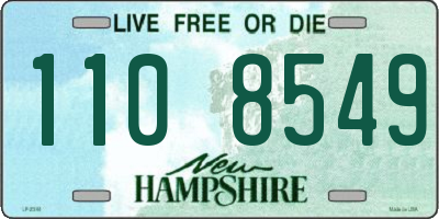 NH license plate 1108549