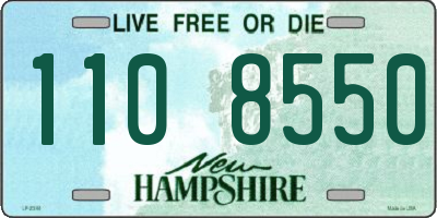 NH license plate 1108550