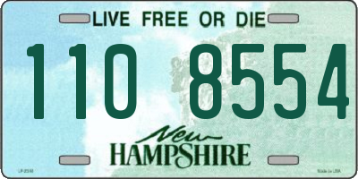 NH license plate 1108554