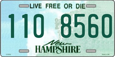 NH license plate 1108560